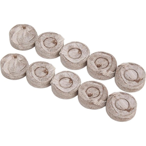 20Pcs 30mm Nursery Soil Seedling Soil Block Garden Flowers Vegetables Planting Accessory