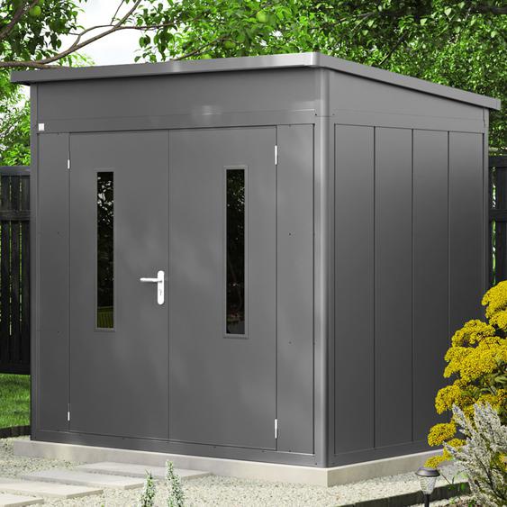 228 x 180 cm Abri de jardin, anthracite - (GFPV00910)