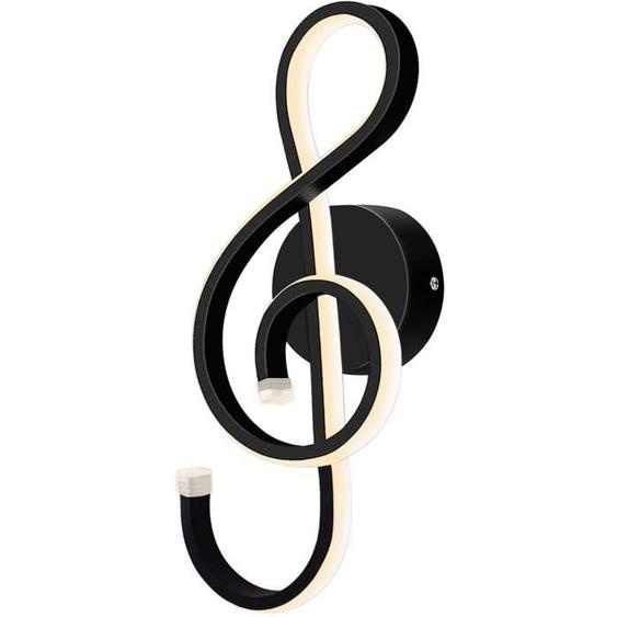 22W Créatif Moderne LED Applique Murale Intérieur Lampe Murale LED Lampe de Mur Aluminium Musique Symbole Art Décoration pour [468]