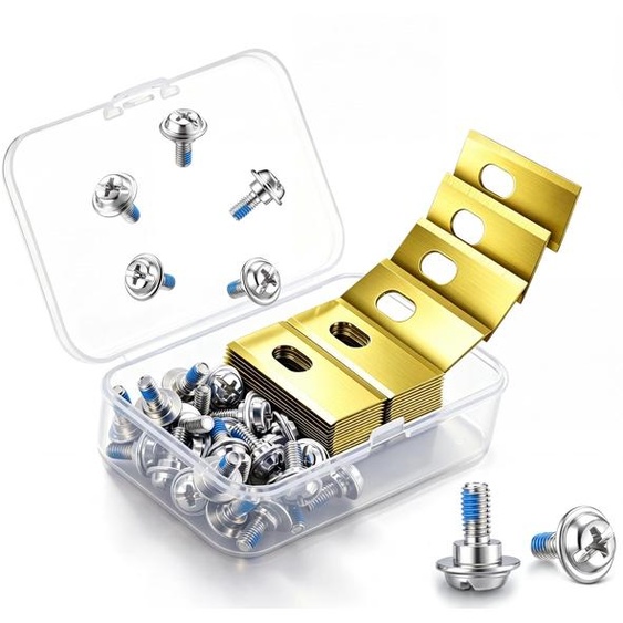 24 couteaux de rechange + 24 vis, en acier inoxydable/titane, pour ViAX, MOVA, LiDAX, NAVAX
