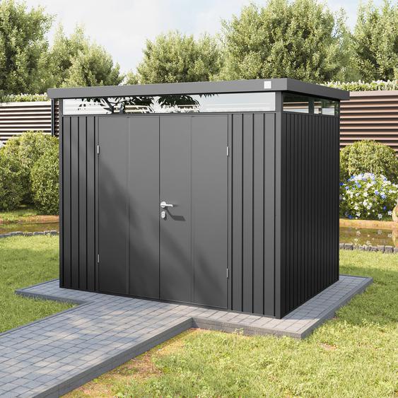 240 x 180 cm Abri de jardin, gris métallique - (GFPV00983)