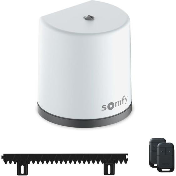 Somfy - 2401409 - Motorisation de portail coulissant Freevia 400 rts - Livrée avec 2 télécommandes Keypop et 4m de crémaillère - Compatible app TaHoma