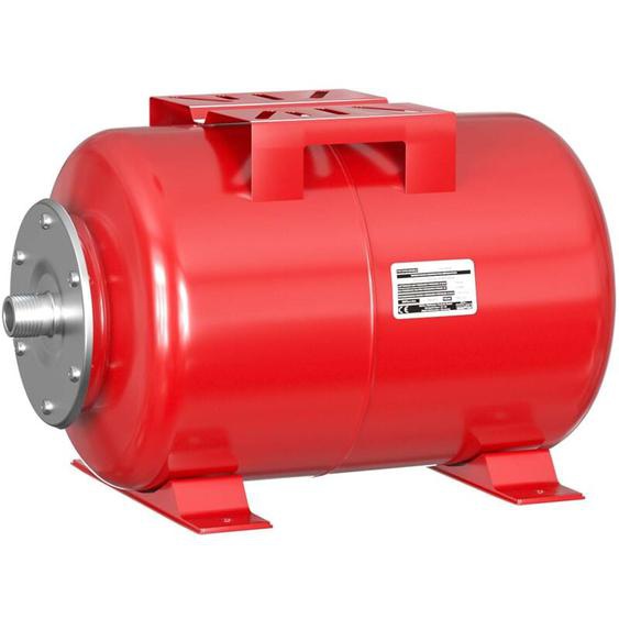Réservoir pression à vessie – 24 Litres – 267 x 750 x 450 mm – en Acier – Version horizontale – Surpresseur pour la surpression eau domestique –