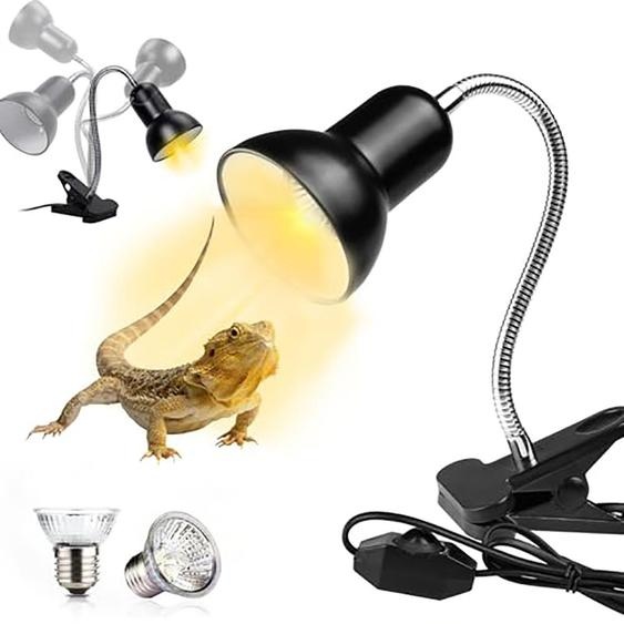 25W Reptile lampe chauffante UVA UVB Pet Terrarium Brooder lampe chauffante pour lézard Snake tortue grenouille