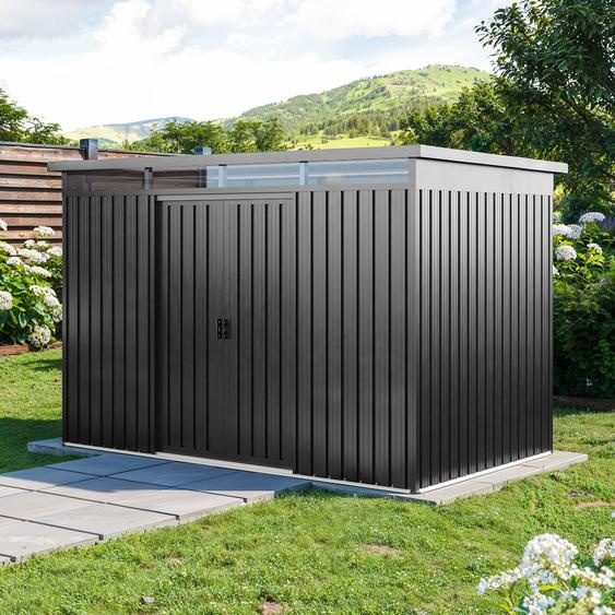 260 x 160 cm Abri de jardin, gris-perle - (GFPV01011)