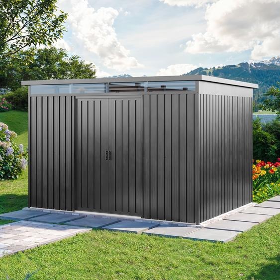 260 x 200 cm Abri de jardin, gris-perle - (GFPV01012)