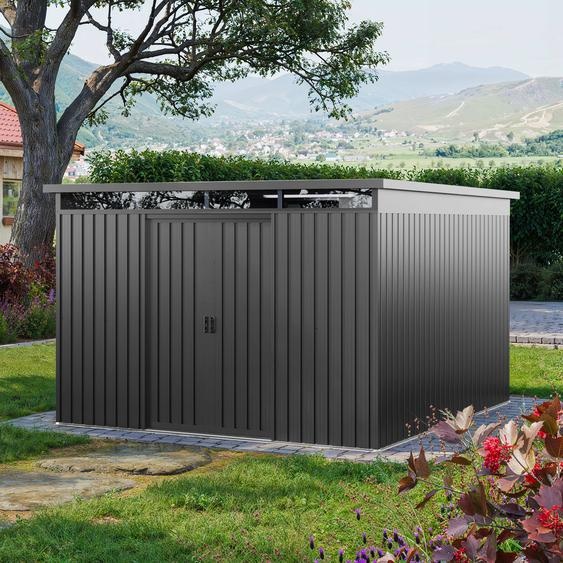 260 x 280 cm Abri de jardin, gris-perle - (GFPV01013)