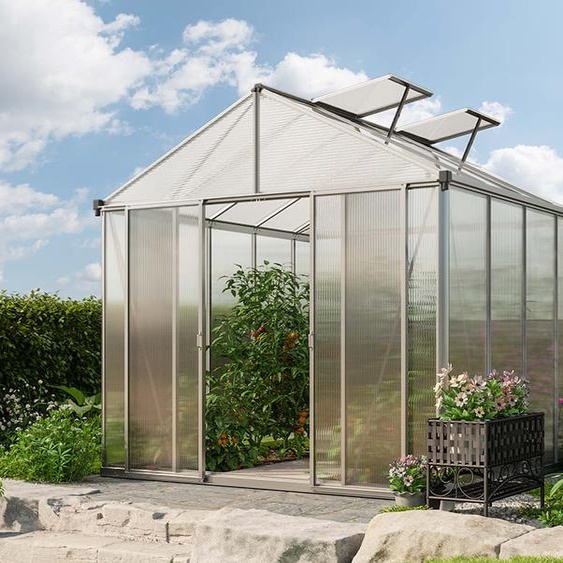 262 x 258 cm Serre de jardin, incl. kit daccessoires Pro 1 - (GFPV00941)
