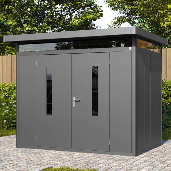 263 x 180 cm Abri de jardin, anthracite - (GFPV00904)