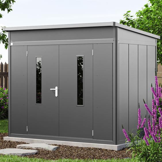 263 x 180 cm Abri de jardin, anthracite - (GFPV00911)