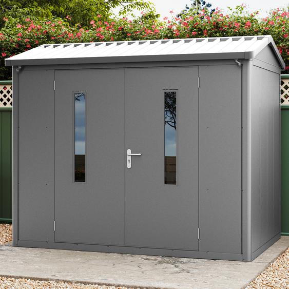 263 x 180 cm Abri de jardin, anthracite - (GFPV00919)