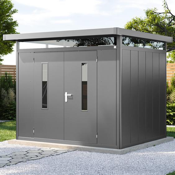 263 x 228 cm Abri de jardin, anthracite - (GFPV00905)
