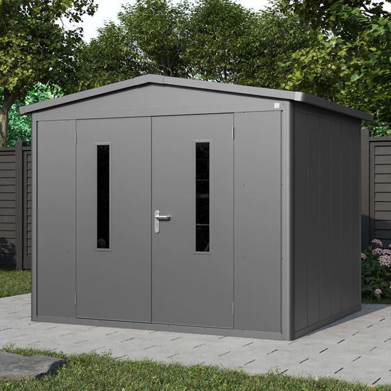 263 x 228 cm Abri de jardin, anthracite - (GFPV00915)