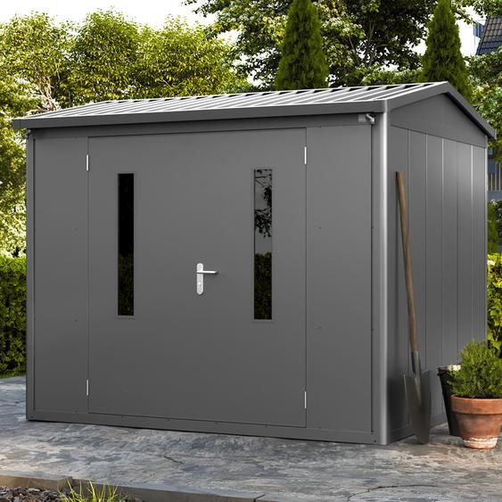 263 x 228 cm Abri de jardin, anthracite - (GFPV00920)