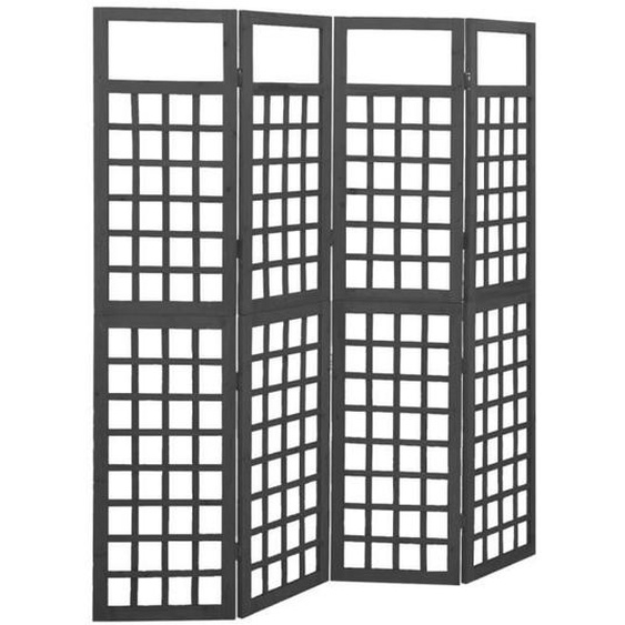 2778®{Promo} NEUF Séparateur Chambre ,Room ,Jardin - Unique & Moderne - Paravent Cloison de séparation à 4 panneaux Bois de pin