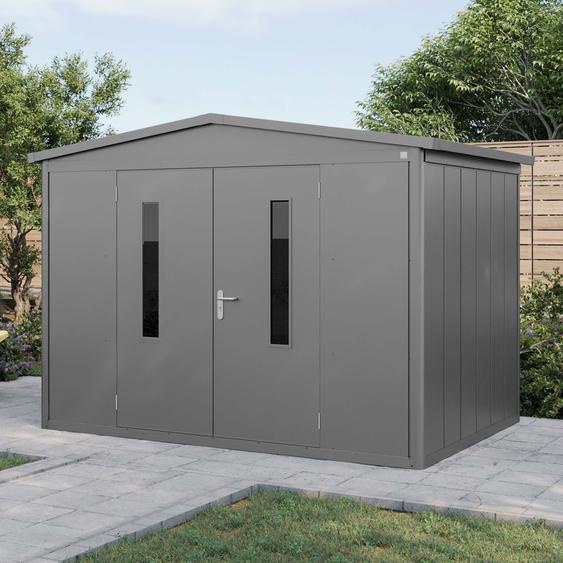 298 x 228 cm Abri de jardin, anthracite - (GFPV00916)