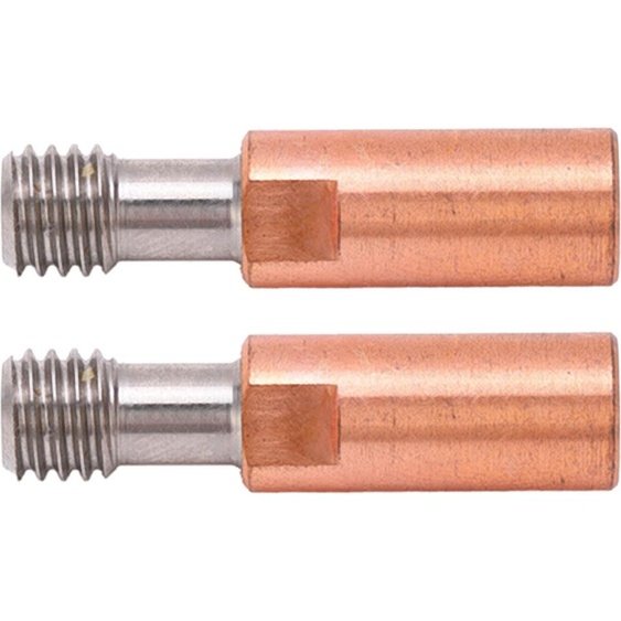 2Pcs 3D Printer Throat Nozzle Ti Alloy Copper Bimetal for Ender 3 3 V2 3 Pro Hotend 4.1mm Through Bore