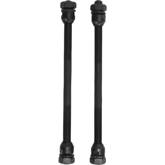 2pcs axe de vélo fer 190 mm léger multi-vitesse de vélo de poussée pour la montagne