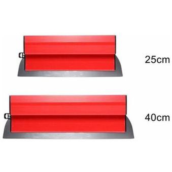 -2pcs Lame à lisser 25cm+ 40cm, Lame de spatule de lissage, Lame décumage efficace résistante à lusure sans effort, Couteau à lisser mural