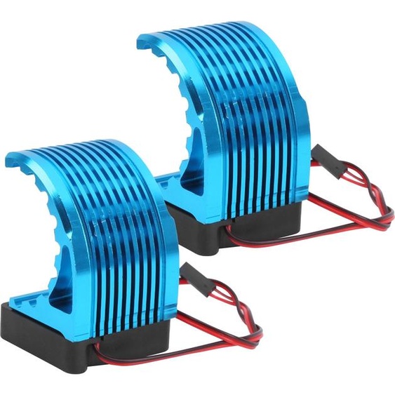 2pcs moteur en alliage daluminium de refroidissement thermique 42 mm universel sans balais ventilateur de refroidissement pour voiture RC