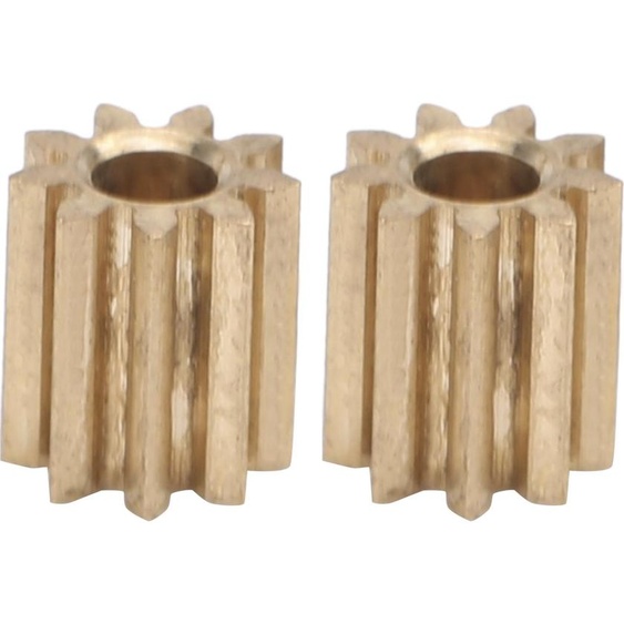 2pcs pignon moteur Gear laiton de remplacement pour Duplo Intelli Lok module 0,5 9 dents