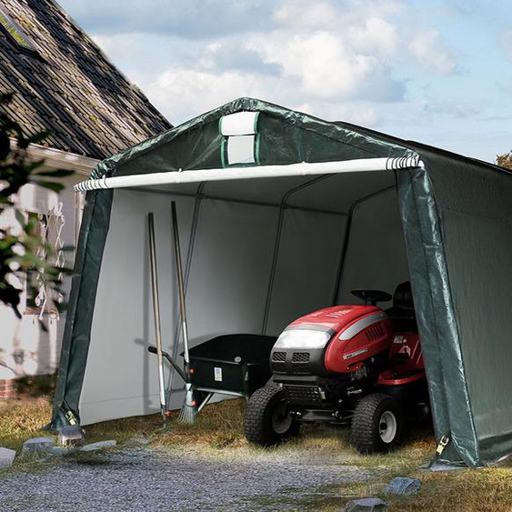 3,3x4,7 m, Tente garage, PE 450, H. 2 m, vert foncé - (7808)