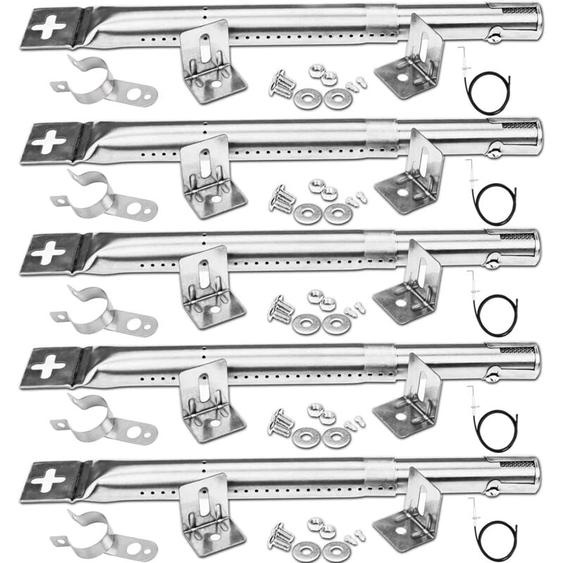 30,5-44,5 cm Brûleur universal adjustable pour FirePlus, Fire Mountain, Charbroil, CosmoGrill, Landmann Triton 2, Proficook, Tepro, pièce détachée