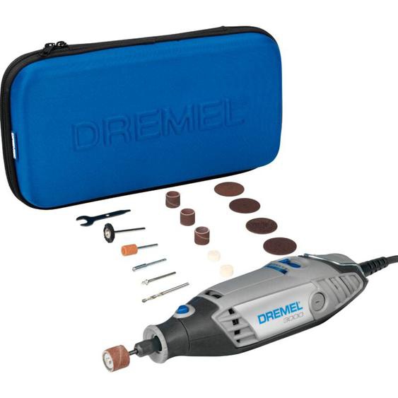 3000 Outil Rotatif Multifonction 130W (Livré avec 15 Accessoires et 1 Sac, Vitesse 10000-33000 tr/min) - Dremel