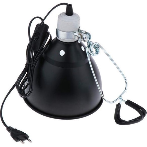 300W Chauffage céramique UVA UVB Support de lampe pour reptiles, pour lampes pour animaux, abat-jour et radiateurs