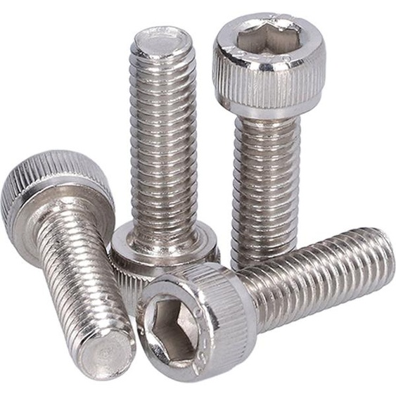 30Pcs M6 vis en acier inoxydable 304 A270 Hex Socket Cap Cylinder Head Bolt Set DIN 912M6x20