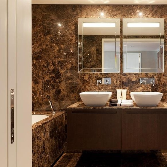 30x30 28m² Marbre Sol Pierre naturelle Revêtement de sol Carrelage Salle de bain Douche