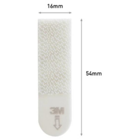 3M Command Languettes accroche-tableaux, taille: S, blanc