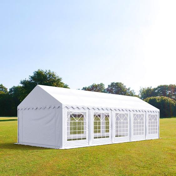 3x10 m tente de réception, PVC 700, H. 2 m, blanc - (6137)