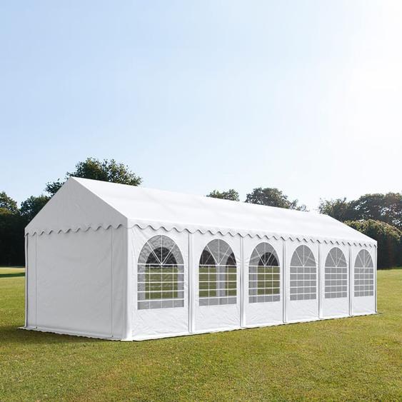 3x12 m XXL tente de réception, PVC 800, H. 2,6 m, blanc - (37651)
