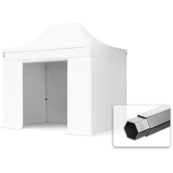 3x2 m Tonnelle pliante Alu, PES 800, blanc - (581906)