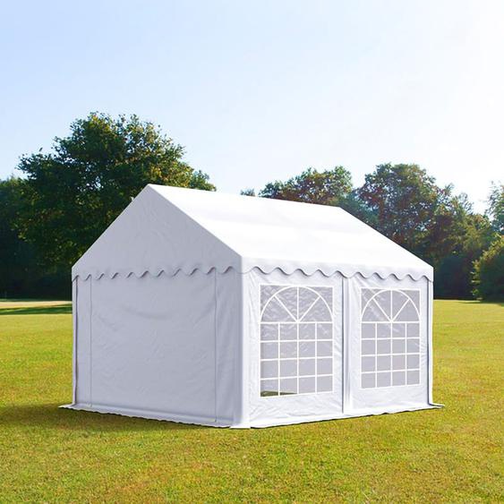 3x3 m tente de réception, PVC 700, H. 2 m, blanc - (6158)