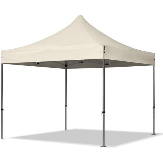 3x3 m Tonnelle pliante Acier, PES 750, crème - (600011)