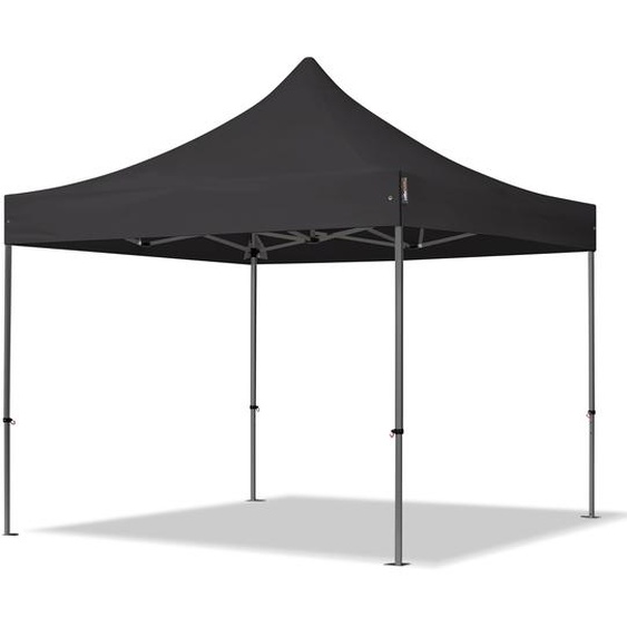 3x3 m Tonnelle pliante Acier, PES 750, noir - (600000)