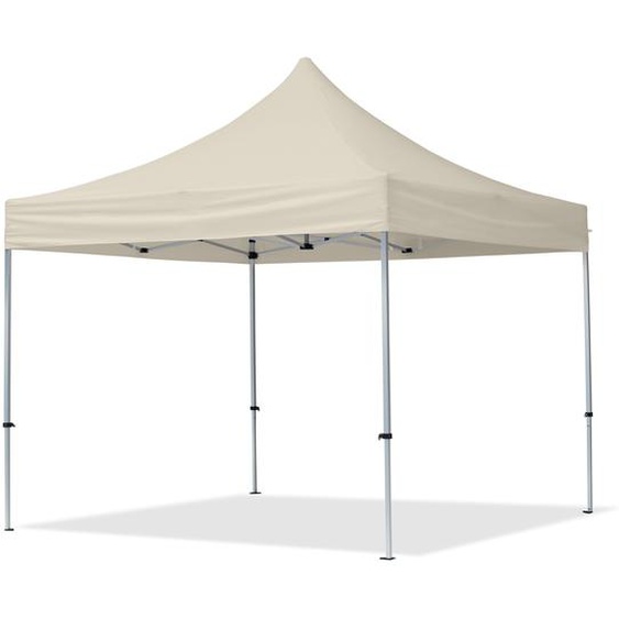 3x3 m Tonnelle pliante Alu, PES 700, crème - (59002)