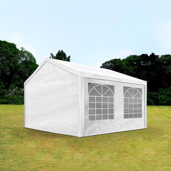 3x4 m tente de réception, PE 180 g/m², H. 2m, blanc
