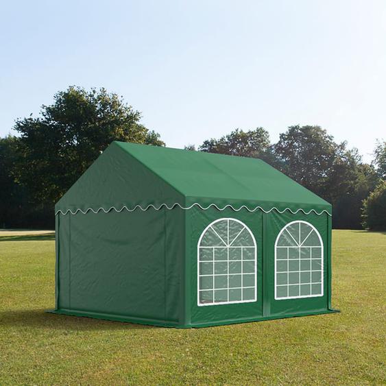 3x4 m tente de réception, PVC 750, H. 2 m, vert foncé