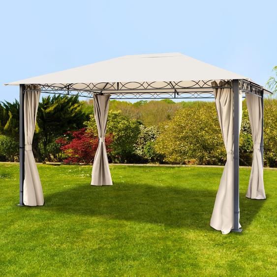 3x4 m, Tonnelle de jardin, Paradise Premium, champagne - (300114)
