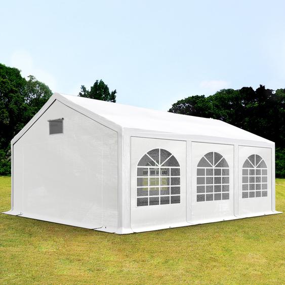 3x6 m tente de réception, PE 550, H. 2 m, blanc