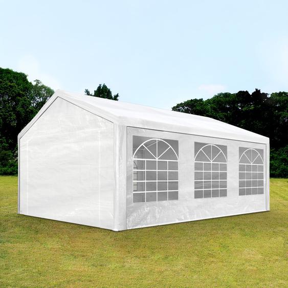 3x6 m tente de réception, PE 350, H. 2 m, blanc - (90101)