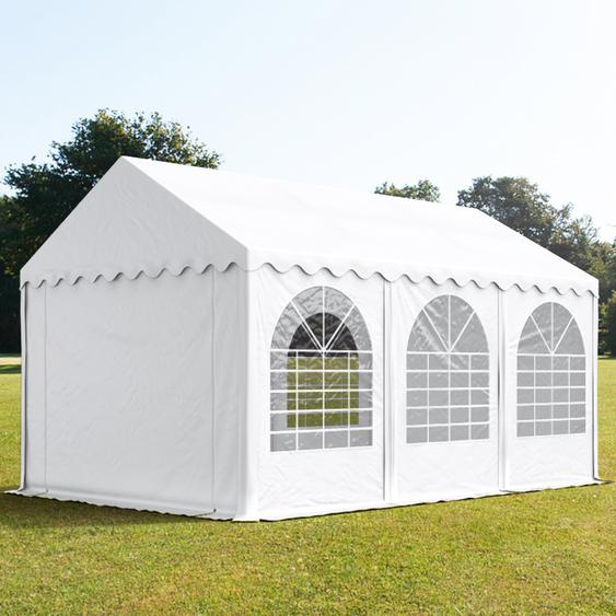 3x6 m tente de réception, PVC 800, H. 2 m, blanc