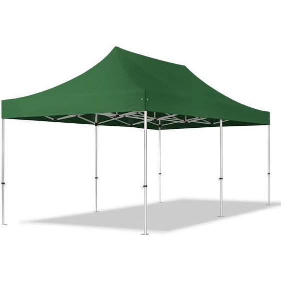 3x6 m Tonnelle pliante Alu, PES 800, vert foncé - (600217)