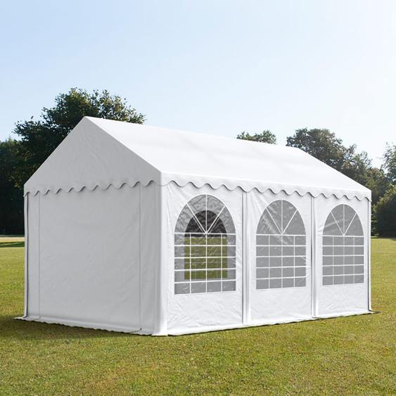 3x6 m XXL tente de réception, PVC 1400, H. 2,6 m, blanc - (7663bl)