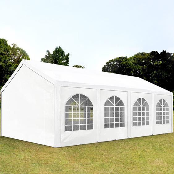 3x8 m tente de réception, PE 450, H. 2 m, blanc - (91105)
