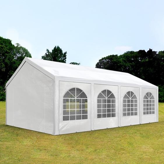 3x9 m tente de réception, PE 450, H. 2 m, blanc - (91106)