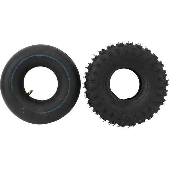 4.10-4 Jeu de pneus et de tuyaux en caoutchouc, gonflables, pour brouettes, fraiseuses à neige, nettoyeurs haute pression